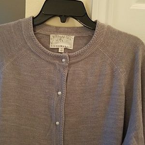 Ash Grey Long Sleeve Button down Cardigan